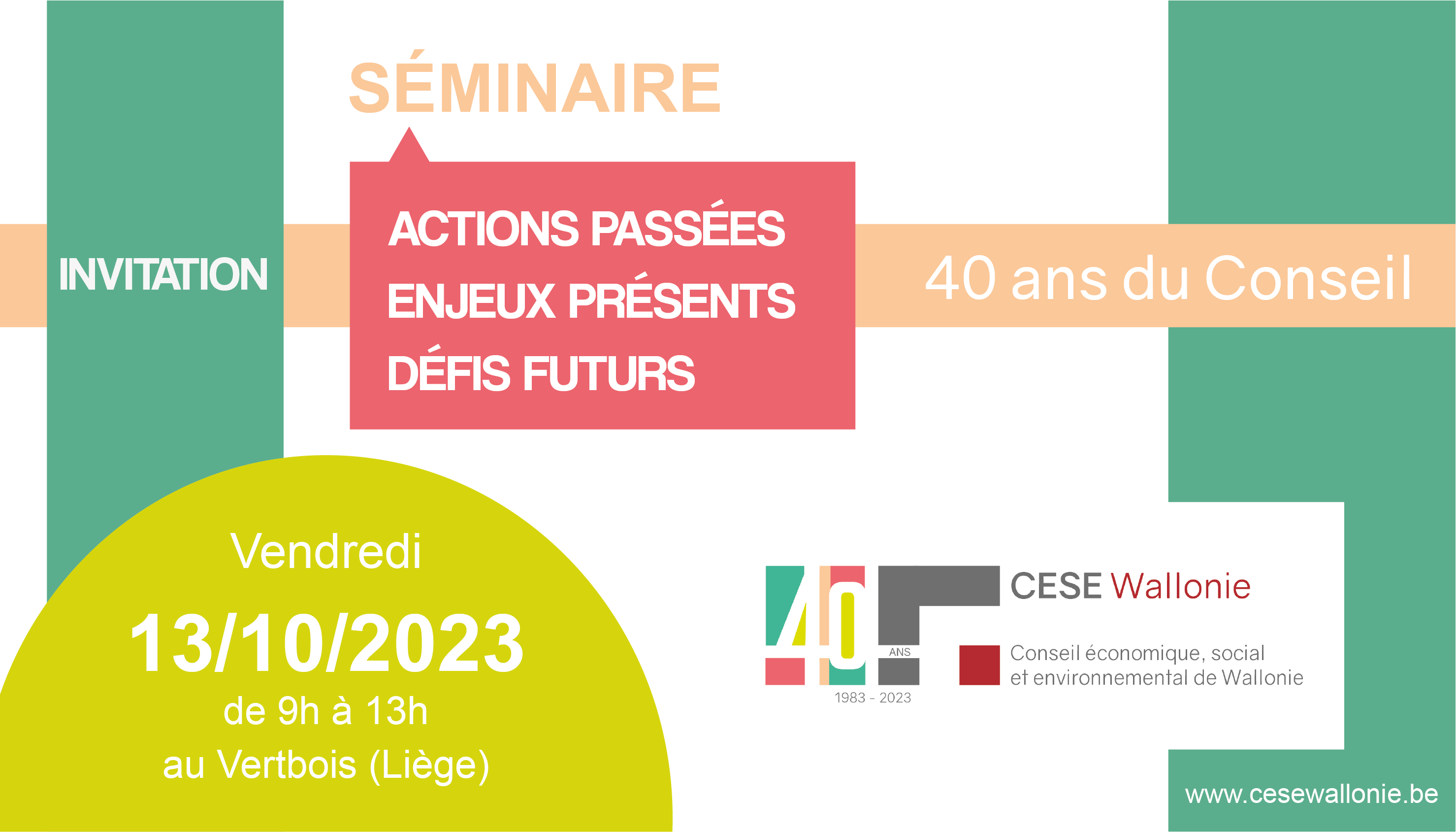 Séminaire "40 Ans Du CESE Wallonie : Actions Passées, Enjeux Présents ...